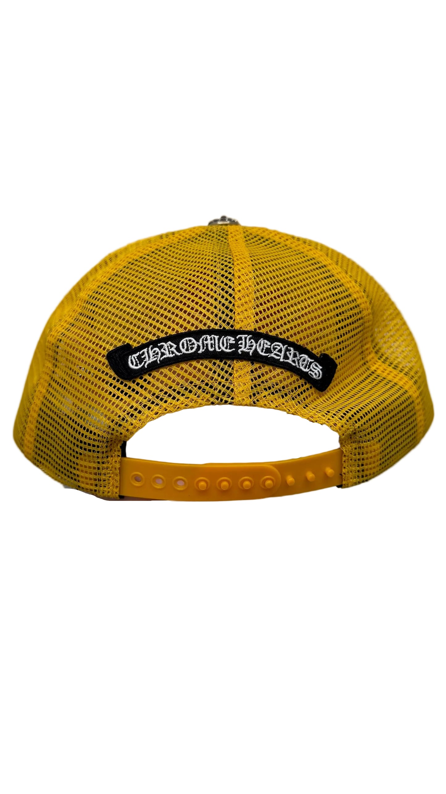 Chrome Hearts Multicolor Cross Trucker Hat Yellow