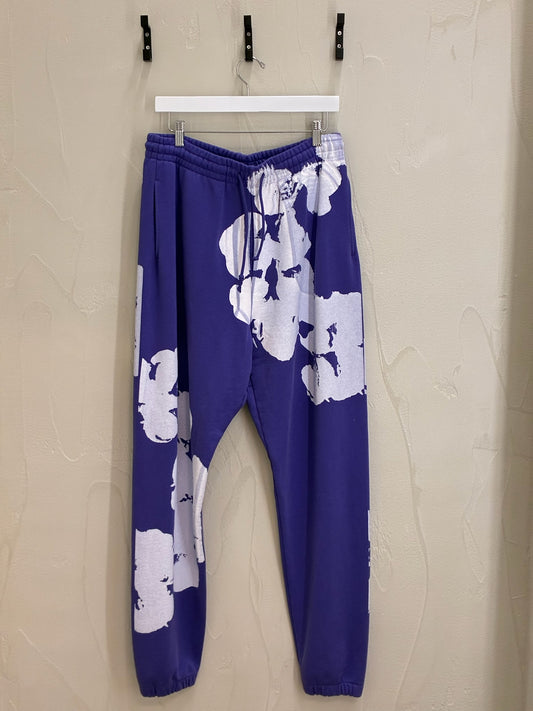 Denim Tears The Cotton Wreath Big Sweatpants Purple