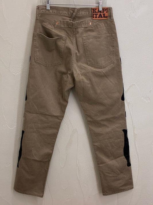 Kapital Slim-Fit Appliqued Denim Jeans