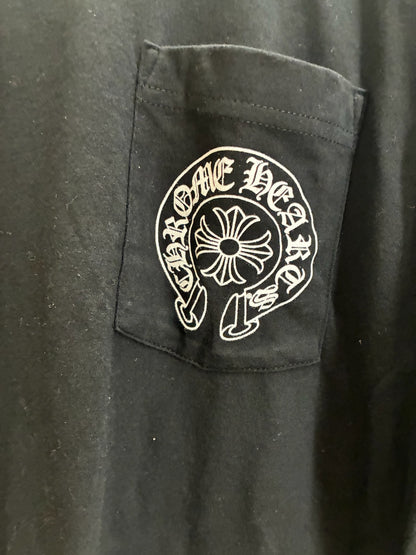 Chrome Hearts Miami Exclusive Horseshoe Logo Long Sleeve T-shirt