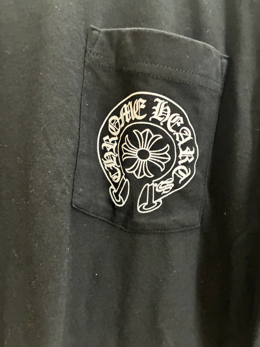 Chrome Hearts Miami Exclusive Horseshoe Logo Long Sleeve T-shirt