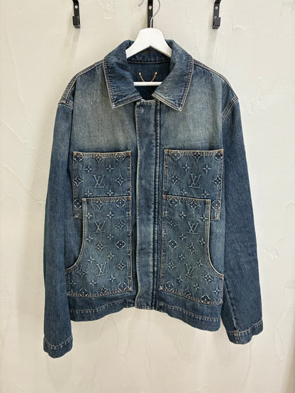 Louis Vuitton LV Monogram Denim Carpenter Jacket