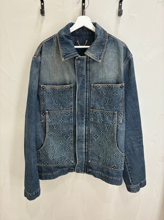 Louis Vuitton LV Monogram Denim Carpenter Jacket