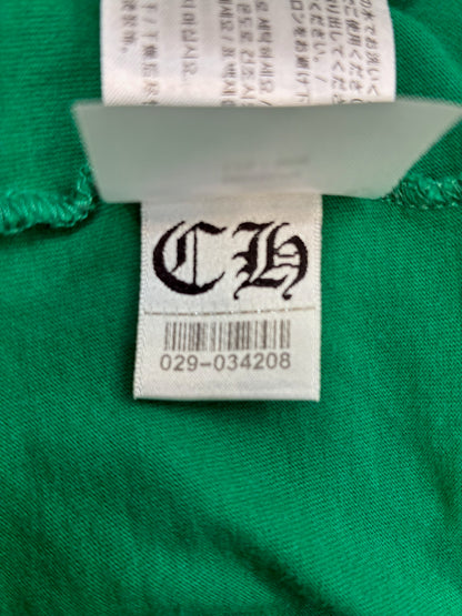 Chrome Hearts Horseshoe Cross Logo Long Sleeve T-Shirt Green