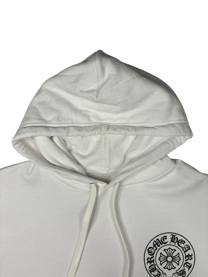 Chrome Hearts Miami Exclusive Horseshoe Hoodie White