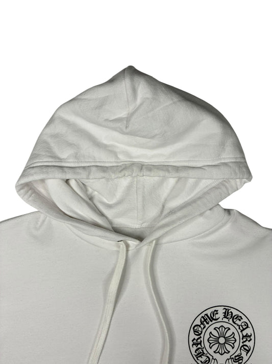 Chrome Hearts Miami Exclusive Horseshoe Hoodie White