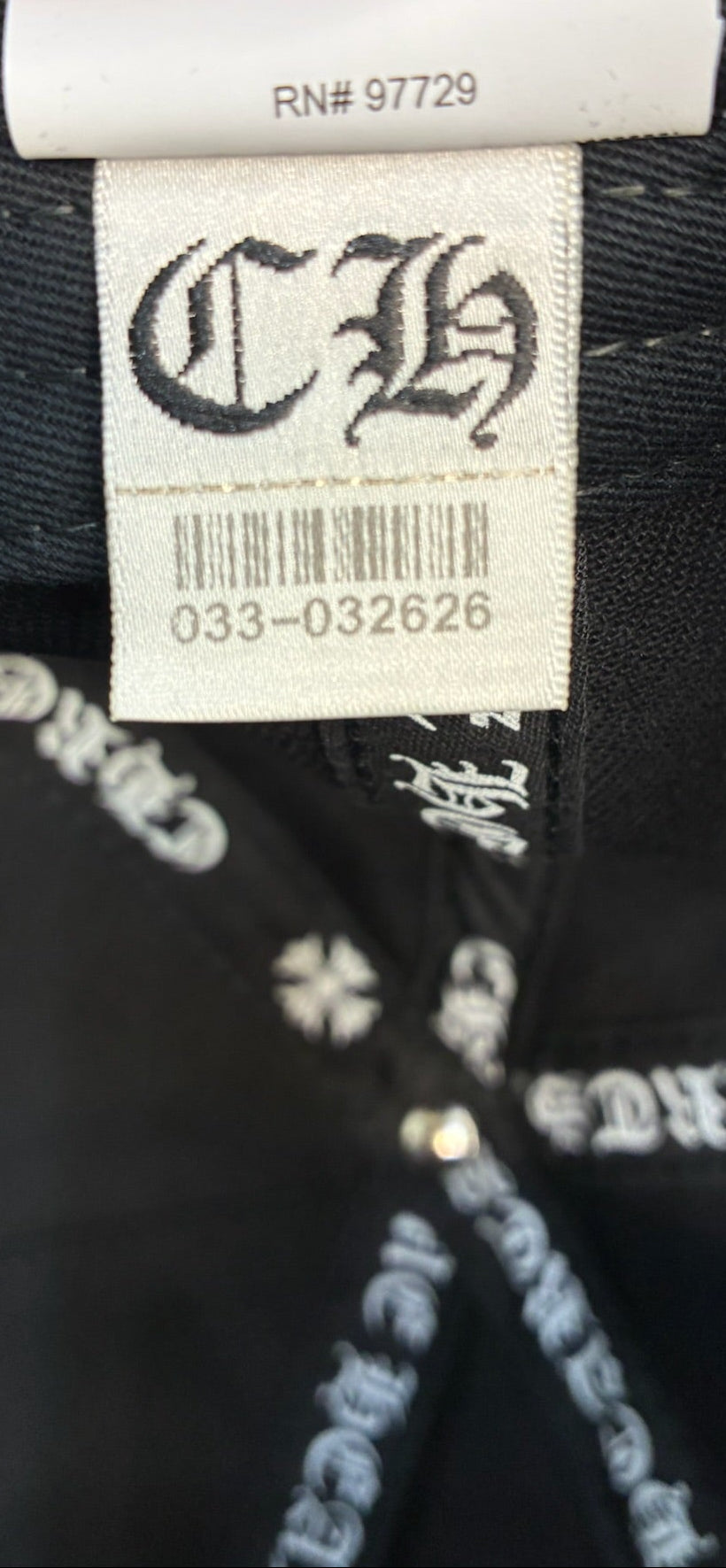 Chrome Hearts RS3 Hat