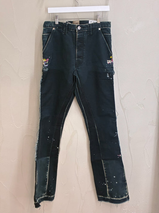 Gallery Dept Carpenter Flared Jeans Navy Blue