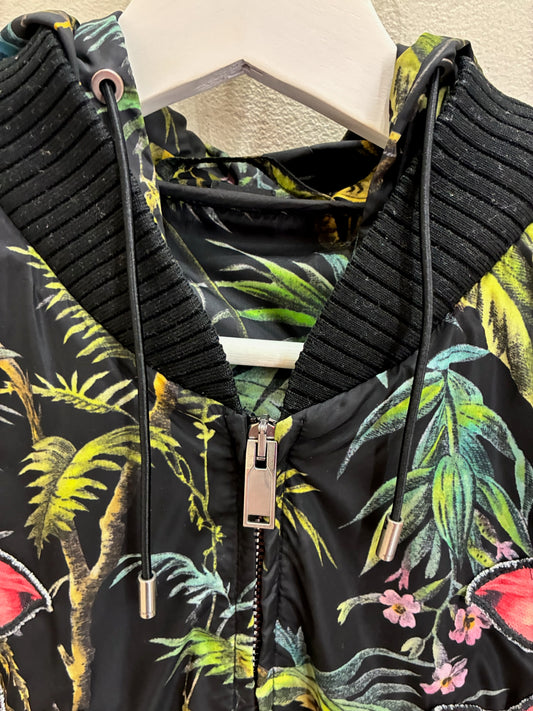 Gucci Hooded Tropical Jacket