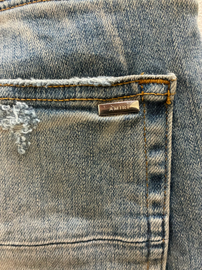 Amiri MX1 Distressed Skinny Jeans