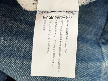 Chrome Hearts Leather Patch Jeans