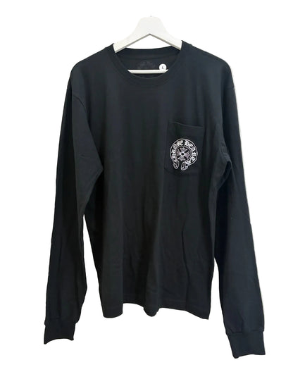 Chrome Hearts Miami Exclusive Horseshoe Logo Long Sleeve T-shirt