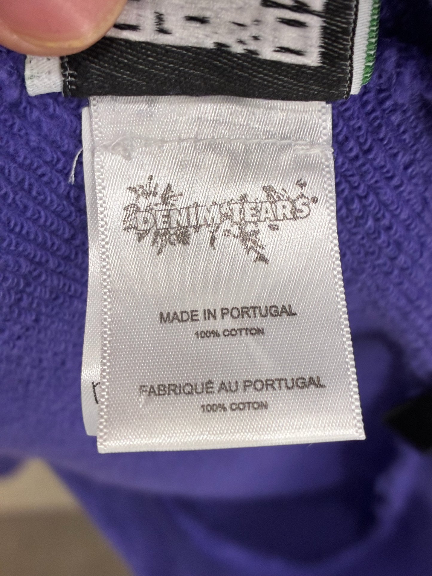 Denim Tears The Cotton Wreath Hoodie Purple