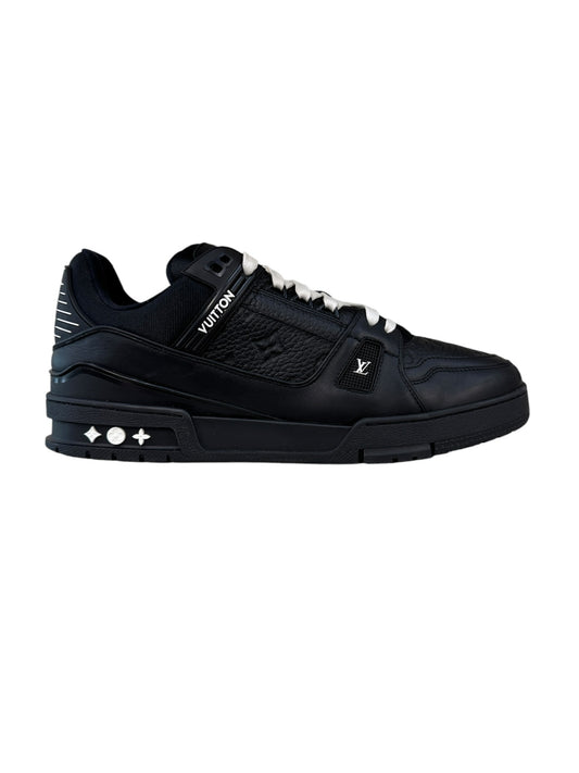 Louis Vuitton Black Embossed Monogram Trainer