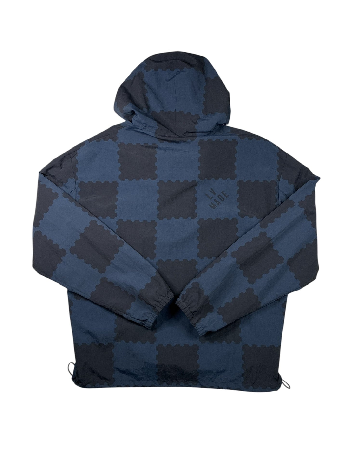 Louis Vuitton Blue Plaid Trooper Jacket