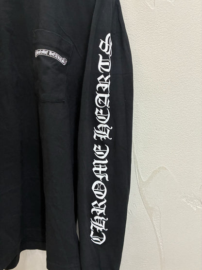 T-shirt à manches longues Chrome Hearts avec logo en volute