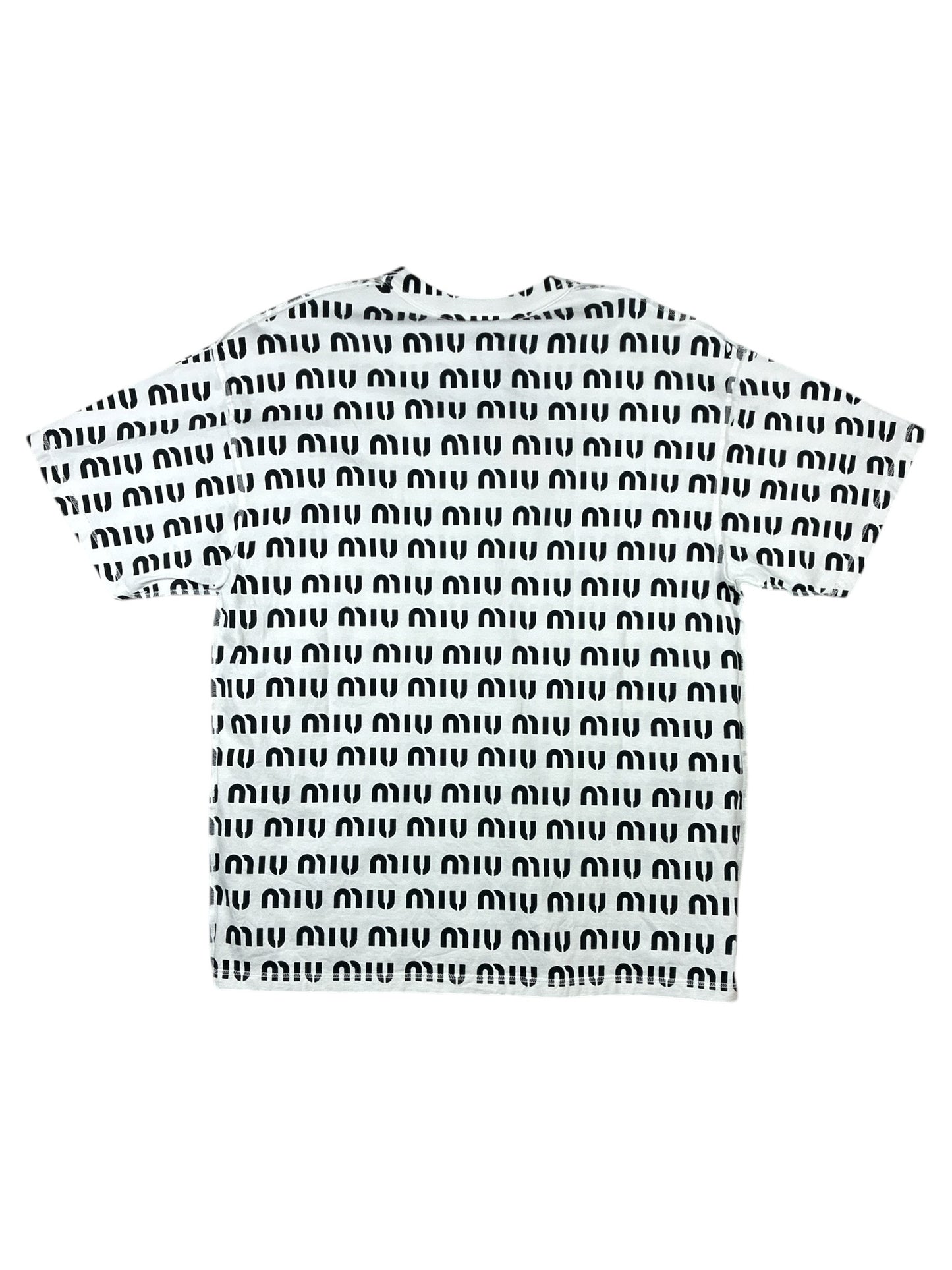 Miu Miu Print Cotton T-Shirt