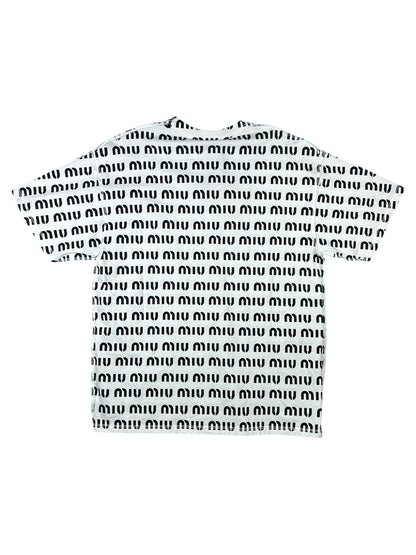 Miu Miu Print Cotton T-Shirt