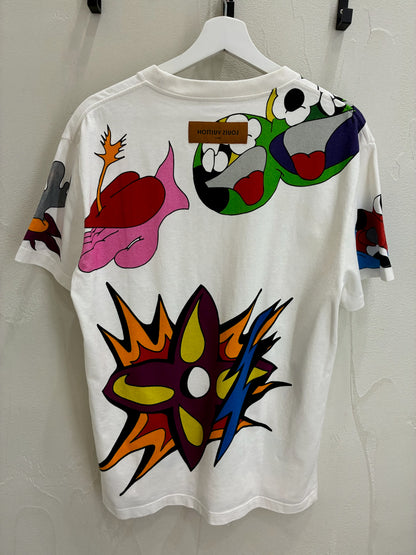 Louis Vuitton SS21 Cartoon Logo Print T-shirt