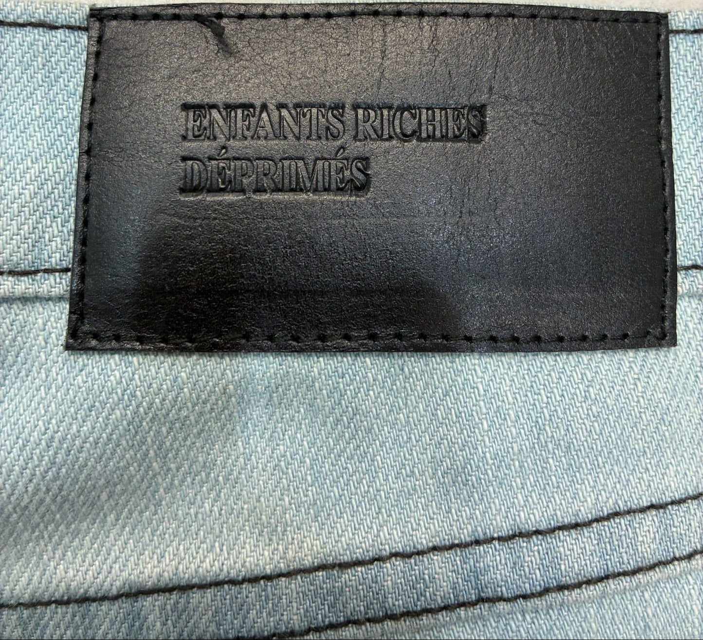 Enfants Riches Deprimes Portrait Logo Jeans