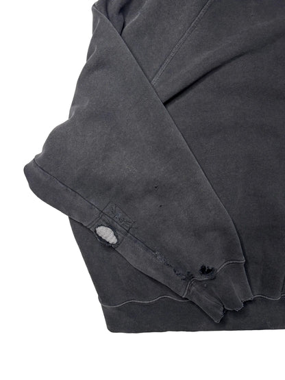 Enfants Riches Déprimés Logo Distressed Cropped Hoodie