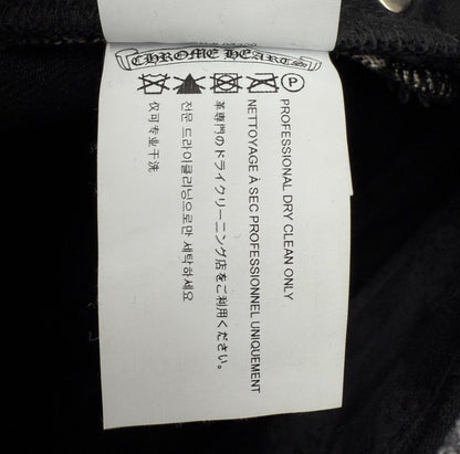 Chrome Hearts Cheetah And Green Cross Patch Jeans