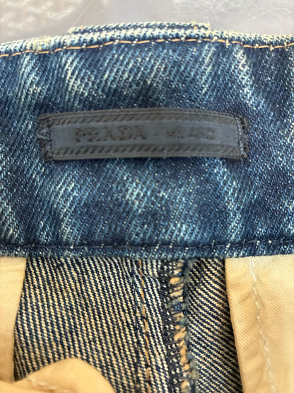 Prada Cargo Jeans Blue