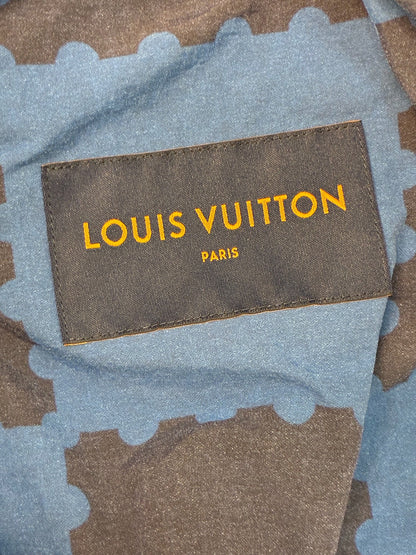 Louis Vuitton Blue Plaid Trooper Jacket