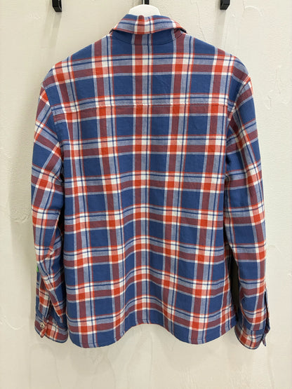Chrome Hearts Red/Blue Plaided Flannel