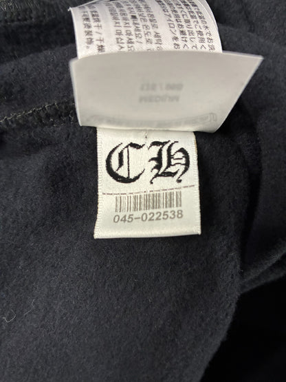 Chrome Hearts 1988 Vertical Logo Hoodie Black/Gold