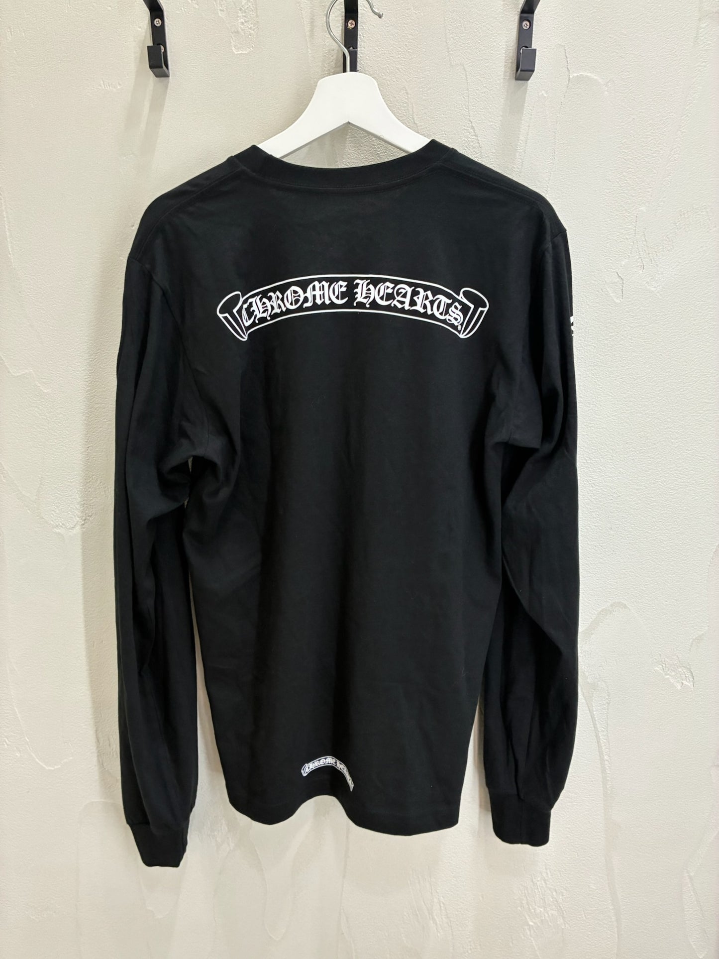 T-shirt à manches longues Chrome Hearts avec logo en volute