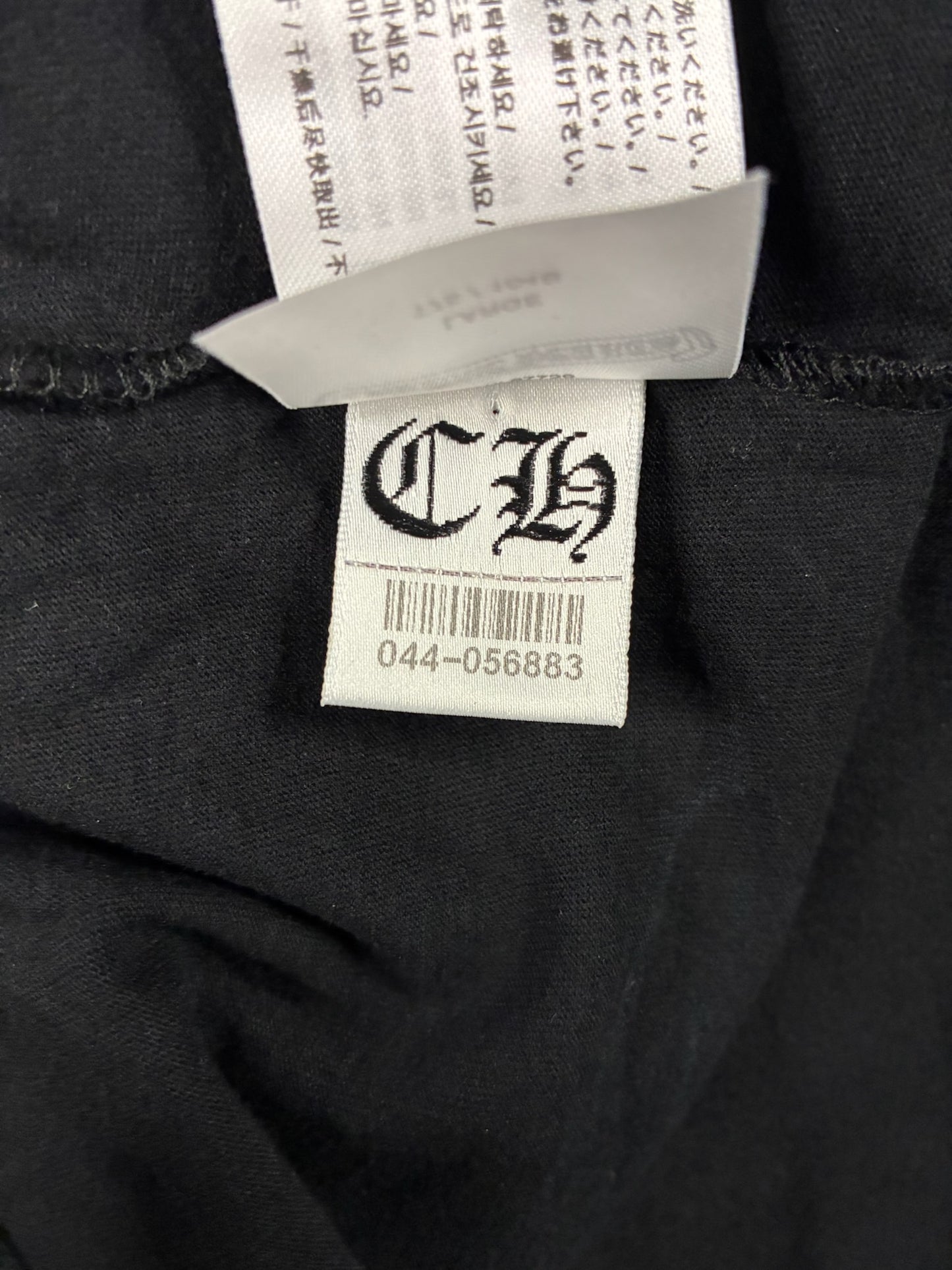 Chrome Hearts Neck Logo Long Sleeve 'Black'