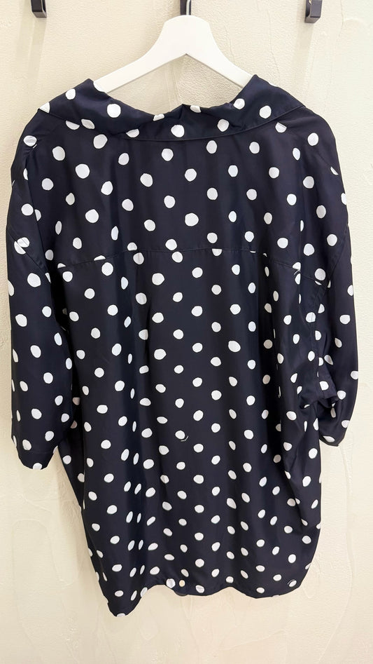 Marni Polka-Dot Short Sleeved Button Up