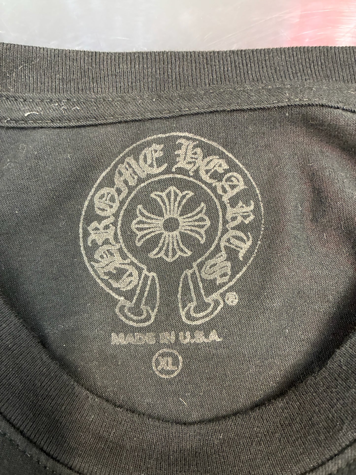 Chrome Hearts Horse Shoe Short Sleeve Tee Shirt