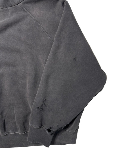 Enfants Riches Déprimés Logo Distressed Cropped Hoodie