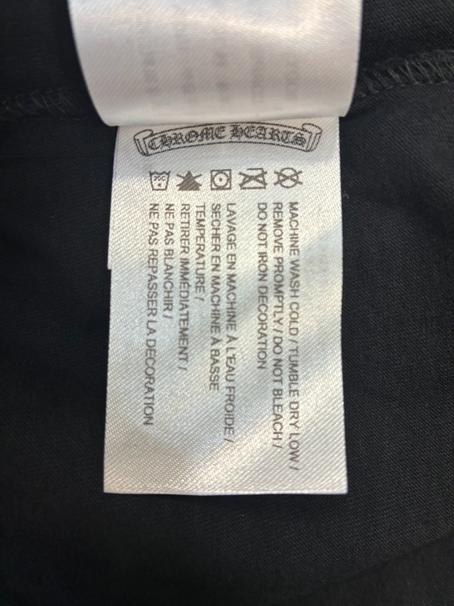 Chrome Hearts Miami Exclusive Horseshoe Logo Long Sleeve T-shirt