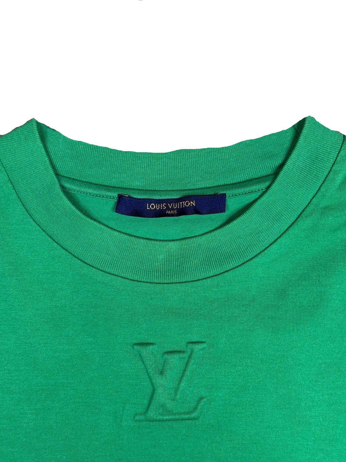 Louis Vuitton Green LV Debossed Tee
