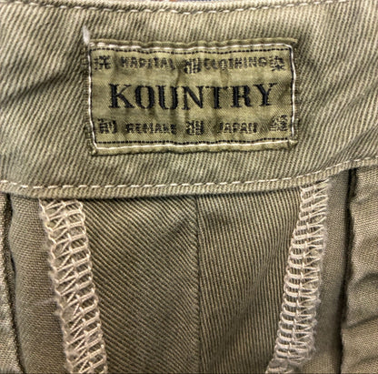 Kapital High Waisted Nime Pants 'Khaki Green'