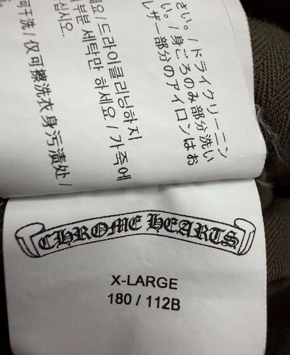 Chrome Hearts Scout Fleur Leather Patch Shirt