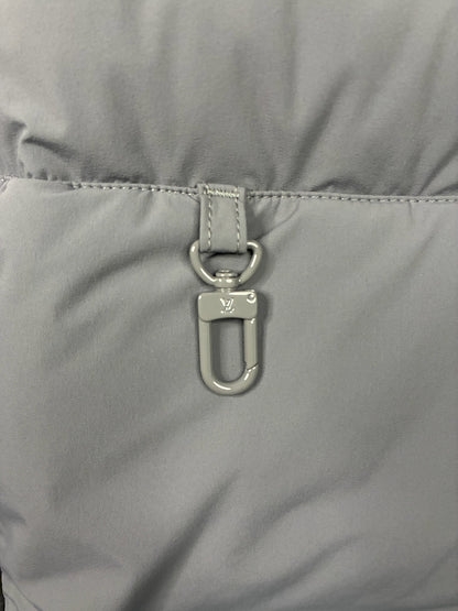 Louis Vuitton Reversible Monogram Down Blouson Jacket Gray