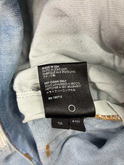 AMIRI MX1 White Patch Distressed Jean