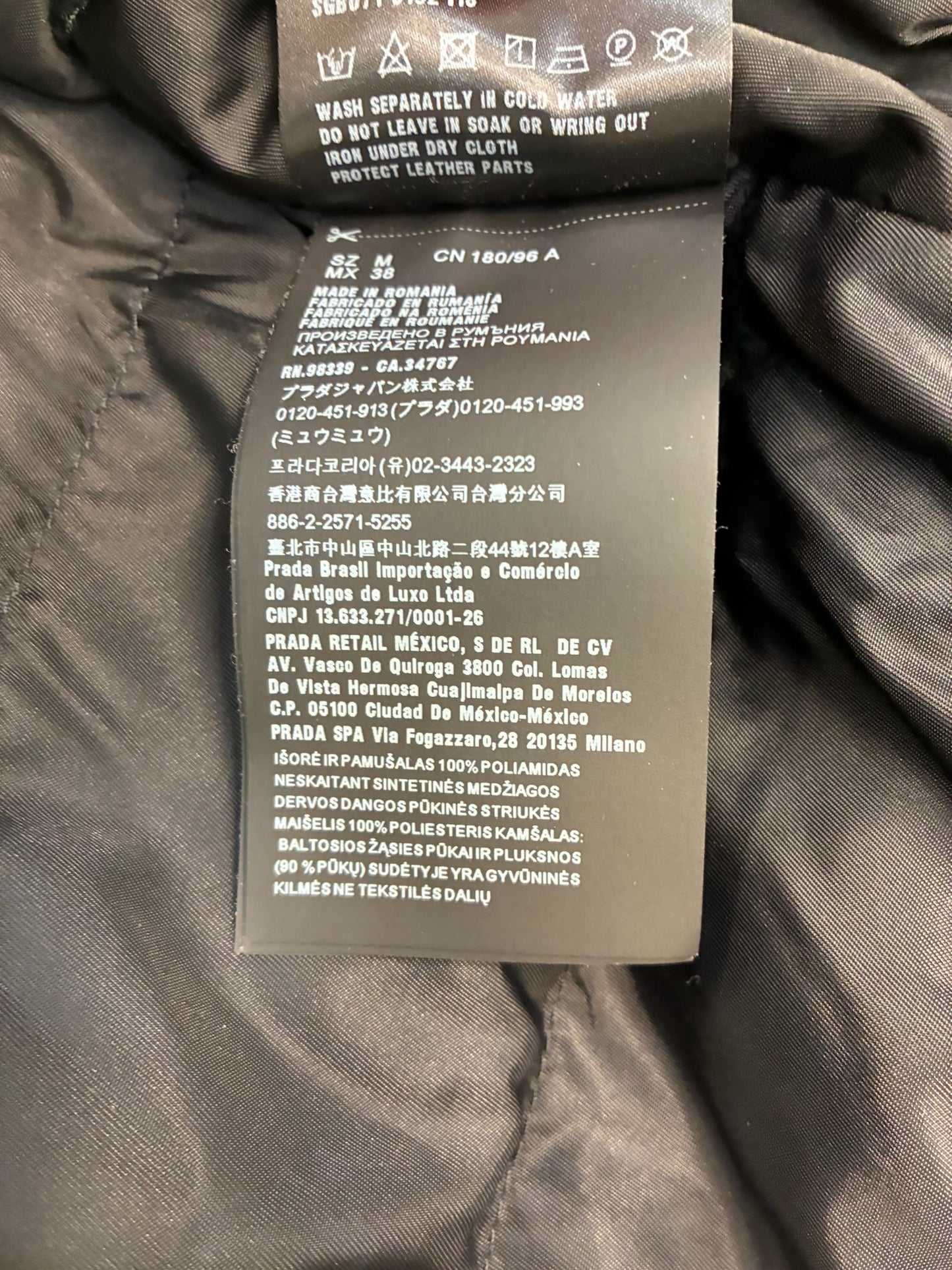 Prada Parkas Jacket
