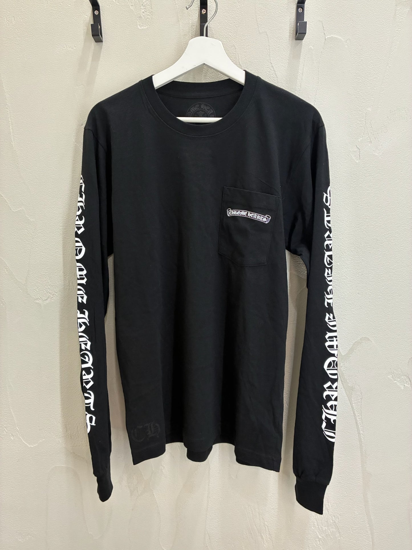 T-shirt à manches longues Chrome Hearts avec logo en volute