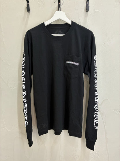 T-shirt à manches longues Chrome Hearts avec logo en volute