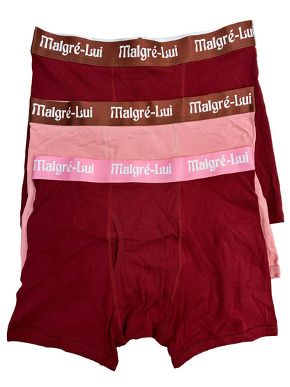 Malgré-Lui Three-pack cotton boxer briefs
