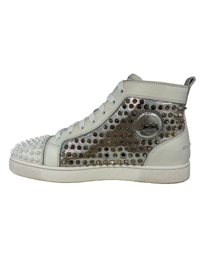 Christian Louboutin Louis High-Top Sneaker White