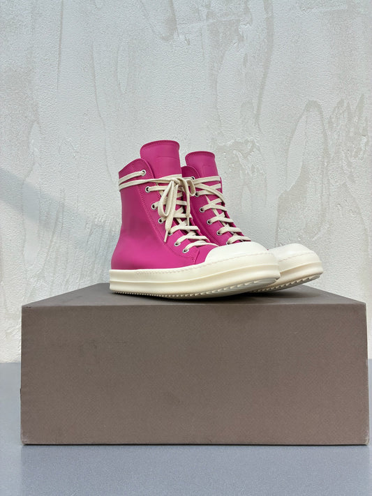 Rick Owens Hot Pink Ramones Sneakers