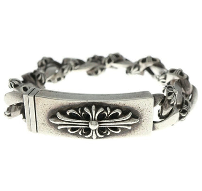 Chrome Hearts Floral Cross Fancy Link Bracelet
