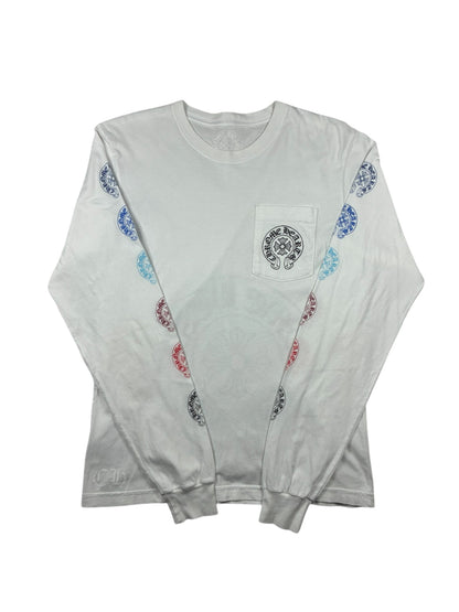 Chrome Hearts Multicolor Horseshoe Long-Sleeve T-Shirt