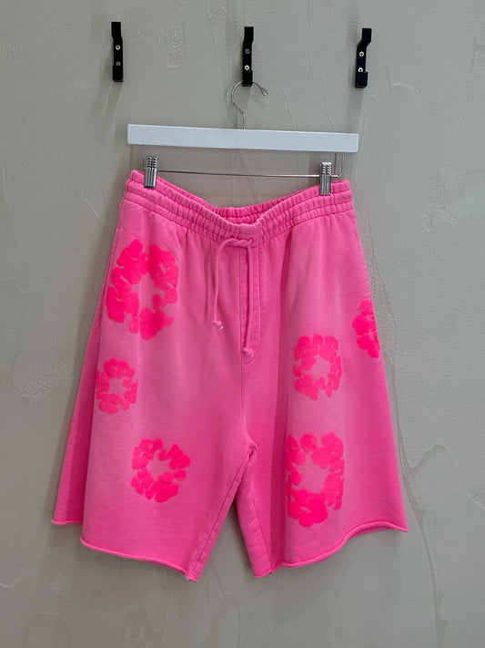 Denim Tears Pink Mono Cotton Shorts